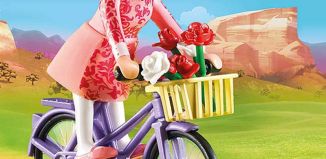 Playmobil - 70124 - Maricela with bicycle