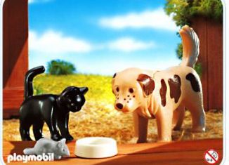 Playmobil - 4563-usa - Dog, cat and mouse