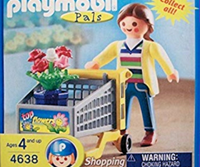Playmobil - 4638-usa - Floristin mit Einkaufswagen