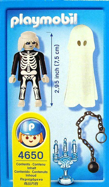 Playmobil 4650-usa - Scary ghost - Back