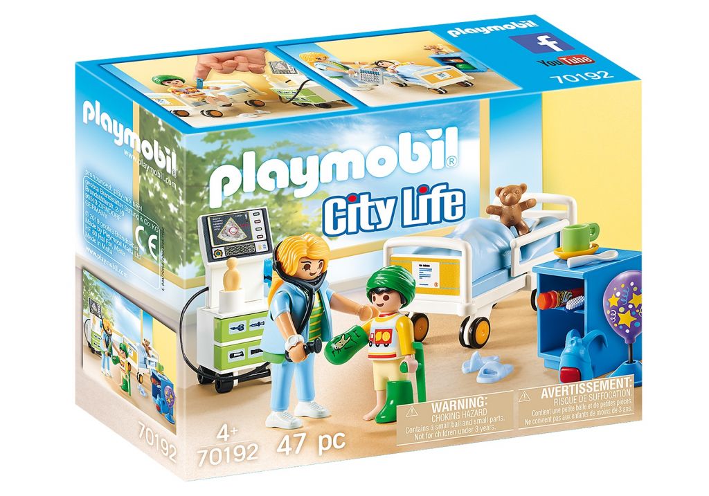 Playmobil 70192 - Children's Hospital Room - Box
