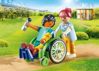 Playmobil - 70193 - Patient in Wheelchair