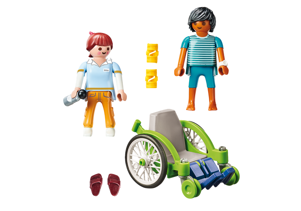 Playmobil 70193 - Patient in Wheelchair - Back
