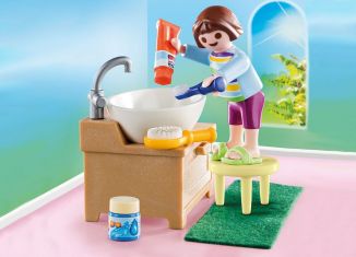 Playmobil - 70301 - Enfant avec lavabo