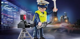 Playmobil - 70305 - Policía con Radar de Velocidad