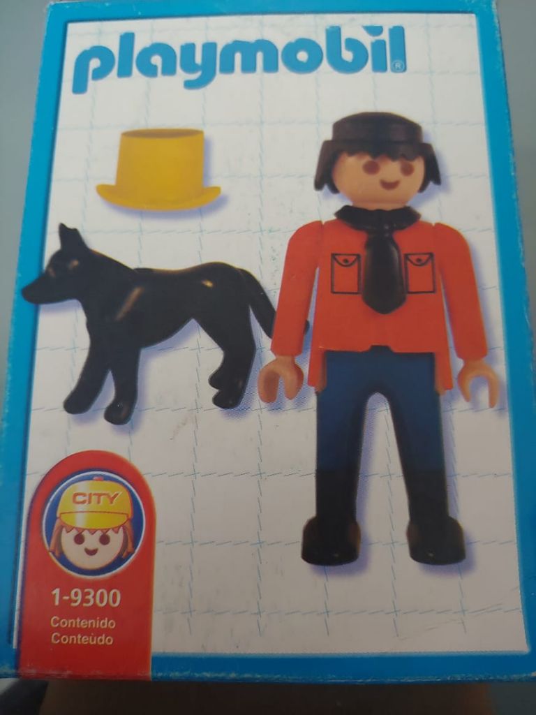 Playmobil 1-9300-ant - Man with a dog - Back