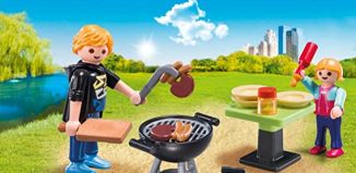 Playmobil - 5649 - Estuche BBQ en el patio trasero