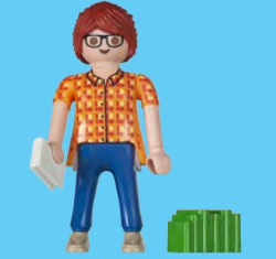 Playmobil - 30792744-fra - 57 – Schriftstellerin - Detail Playmobil - 30792744-fra - 57 – Schriftstellerin