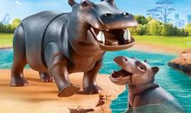 Playmobil - 70354 - Hippopotame et son petit