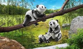 Playmobil - 70353 - Couple de pandas avec bébé