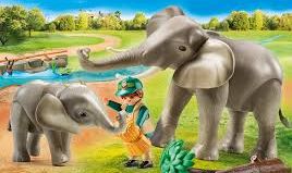 Playmobil - 70324 - Elefanten im Freigehege