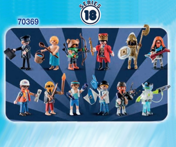 Plusieurs personnages Playmobil série 18