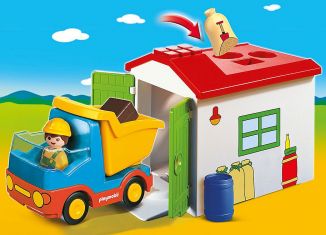 Playmobil - 70184 - LKW mit Sortiergarage