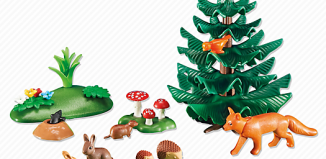 Playmobil - 6418 - Timed forest animals