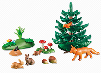 Playmobil - 6418 - Timed forest animals