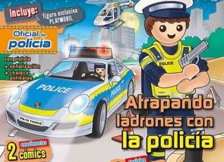 Playmobil - PANNINI 04 AZUL - policeman
