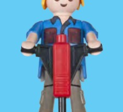 Playmobil - 30792864 - Bauarbeiter mit Presslufthammer