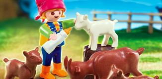 Playmobil - 70420 - Girl with goats