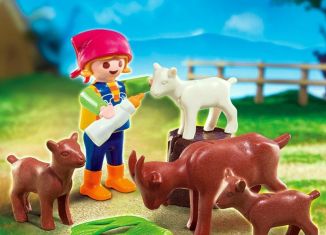 Playmobil - 70420 - Enfant avec chèvres