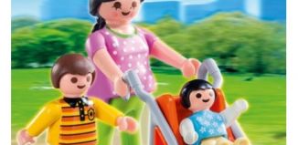 Playmobil - 70421 - Maman avec enfants et pousette