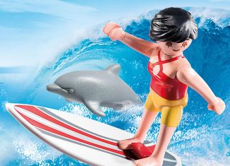 Playmobil - 70423 - Surfista con delfin