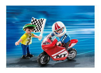 Playmobil - 70425 - Children with motorbike
