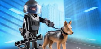 Playmobil - 70427 - Polizist mit Hund