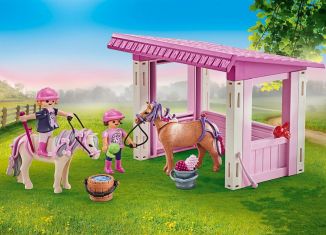 Playmobil - 9878 - Riders with poneys
