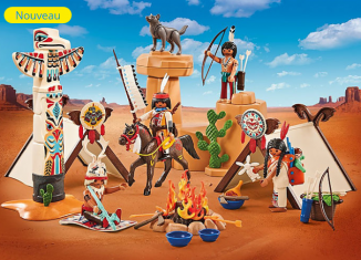 Playmobil - 9899 - Camps des Amérindiens