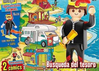Playmobil - PANNINI 06 AZUL - Diver