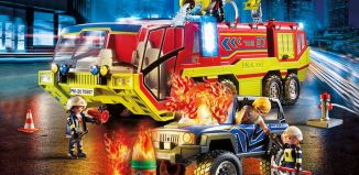 Playmobil - 70557 - Camión de bomberos en rescate
