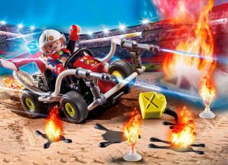 Playmobil - 70554 - Stuntshow Feuerwehrkart