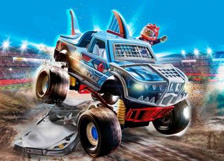 Playmobil - 70550 - Stunt Show Shark Monster Truck