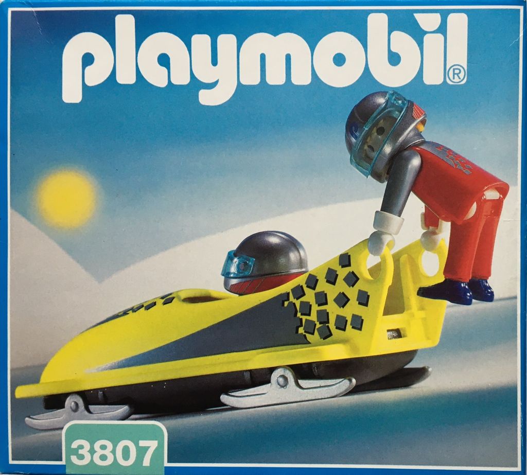 Playmobil 3807 - Yellow 2-Man Bob - Box
