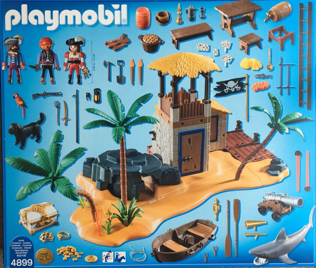 Playmobil 4899 - pirate bay - Back
