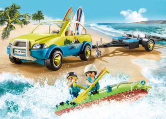 Playmobil - 70436 - Beach Car with Canoe