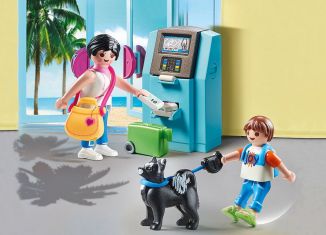 Playmobil - 70439 - Tourists with ATM