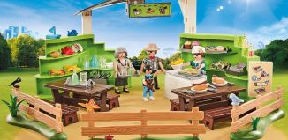 Playmobil - 9871 - Zoo restaurant with shop