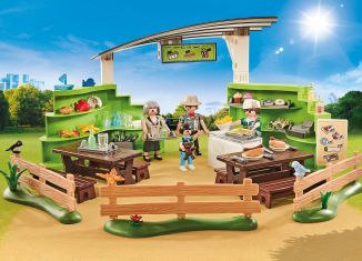 Playmobil - 9871 - Zoo restaurant with shop