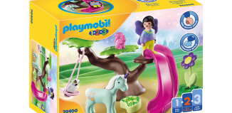 Playmobil - 70400 - Feenspielplatz mit Schaukel und Rutsche