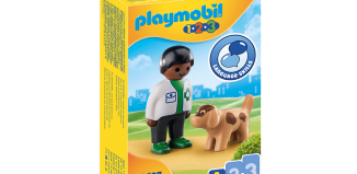 Playmobil - 70407 - Tierarzt mit Hund