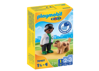 Playmobil - 70407 - Vet with dog