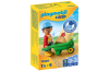 Playmobil - 70409 - Construction Worker with Wheelbarrow