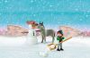 Playmobil - 70398 - Snow time with Snips and Señor Carrots