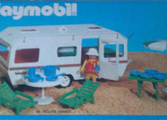 Playmobil - 3249-esp - Caravane blanche