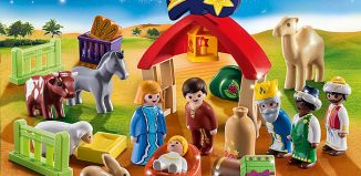 Playmobil - 70047 - 1.2.3 Animaux et mangeoire (Nativité et rois mages)