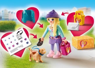 Playmobil - 70595 - Fashionista with Dog