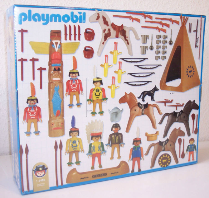 Playmobil 1-3483-ant - Indians Set - Box