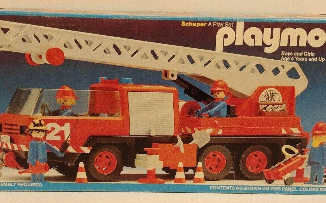 Playmobil - 3525-sch - Grande échelle de pompiers
