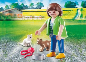 Playmobil - 70562 - Chica con gatitos - Detail Playmobil - 70562 - Chica con gatitos